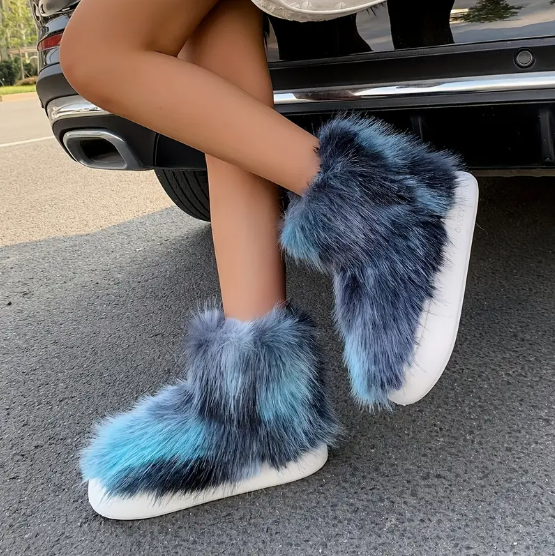 Cozy Furry Monster Boots Tiny Riot Boutique